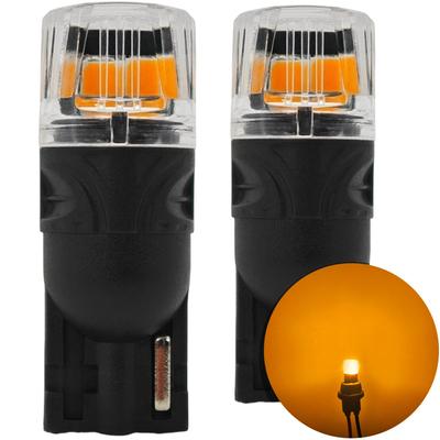 2 шт. W5W LED T10 12V Canbus 450лм яркий оранжевый внедорожный
