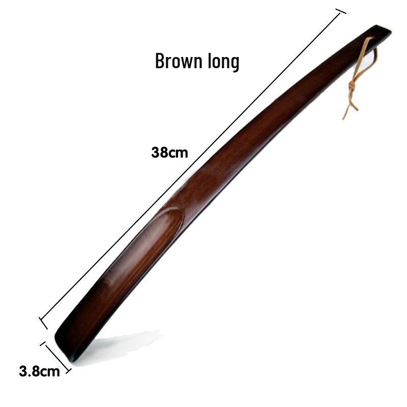 Solid Wood Long & Short Shoehorn - Creative, Extended, Lazy Shoe Helper