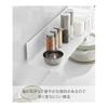 Yamazaki Jitsugyo 10410 Film Hook Kitchen Shelf Wide White Main Body: W50 x D15.1 x H10cm Tower Display Shelf Kitchen Rack Wall Shelf 10410