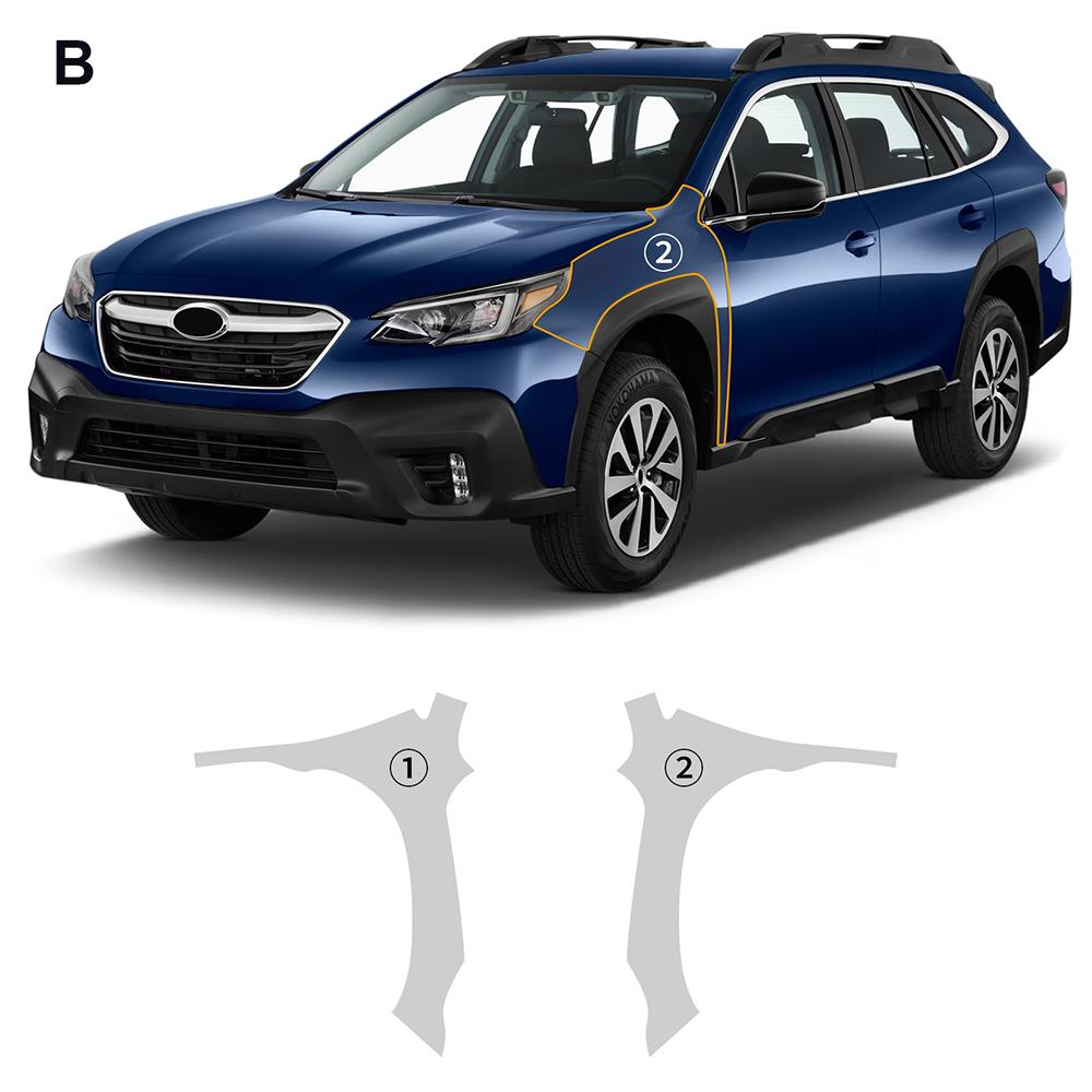 Для Subaru Outback 2020 2025 2025 Защитная пленка для краски Прозрачная пленка PPF Защита от царапин Предварительно вырезанная Пленка для кузова автомобиля 0,2 мм Покрытия