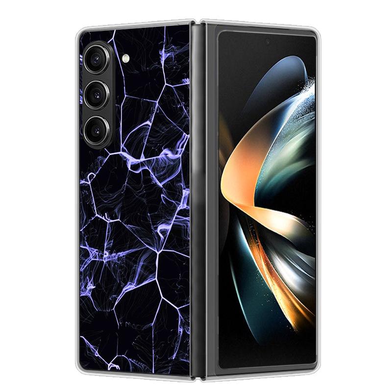 Чехол для Samsung Galaxy Z Fold 6 Чехол Ударопрочный Жесткий Пластик ПК Чехлы для Samsung Z Fold6 Fold 6 5G Fundas Милый Расписной Бампер