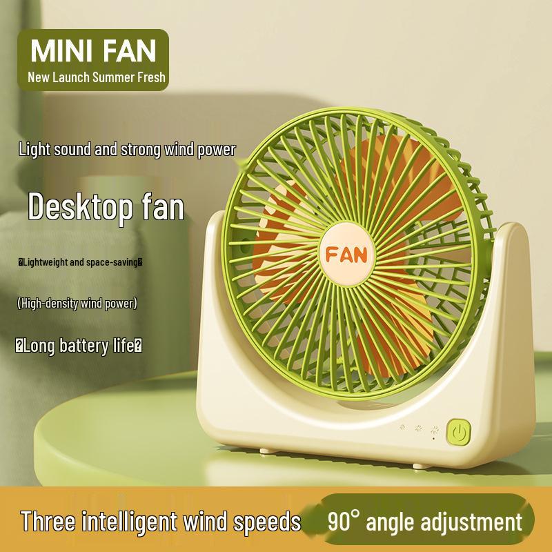 2025 USB Rechargeable Mini Desktop Fan: Portable, Handheld, and Ideal for Dorms and Outdoors.