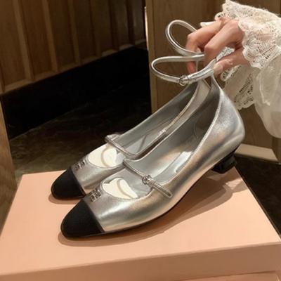 Туфли Мэри Джейн на каблуке-рюмочке с пряжкой в стиле ретро для женщин