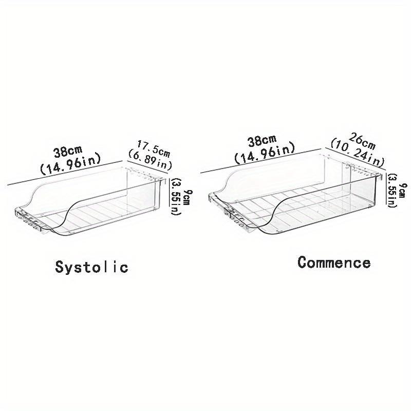 2 шт. Органайзер для холодильника для напитков, большая выдвижная полка, органайзер для напитков и колы, полка для домашнего пива и колы