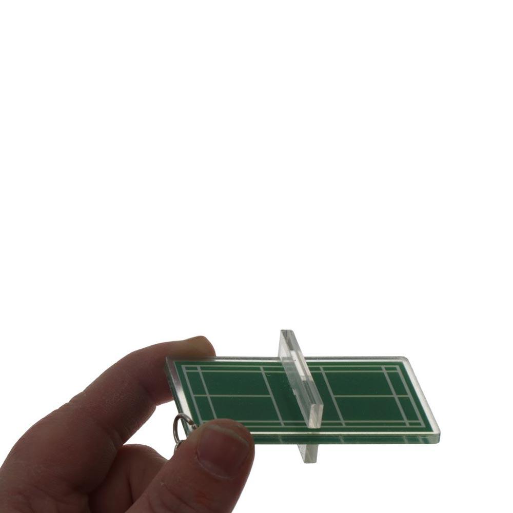 Мини-брелок для бадминтонной площадки, акриловый держатель для ключей для настольного тенниса, подарки для фанатов