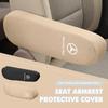 TWEK4 For Benz Car Logo Seat Armrest Cover Soft Comfortable Elastic Cloth Decorative Accessories AMG VIANO GLB GLC GLE GLK W108 W124