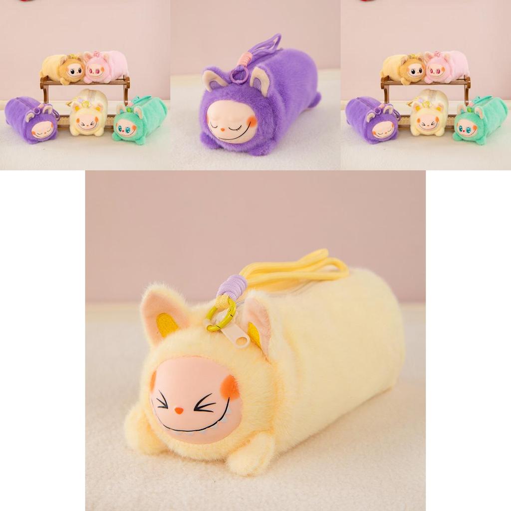 Плюшевый пенал Лабубу с мягким наполнителем из хлопка для школьных принадлежностей, подарок для подростков