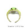Alloy Frog Open Rings Opening Adjustable Ring Gift Tree Frog Ring  For Women