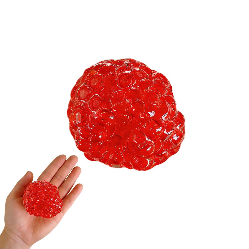 Handmade Ball Squishy Balls Ice Beads Squeeze Toy Fidget Toys Slow Rebound Toy For Friend Anxiety Relaxation Squeeze Gift