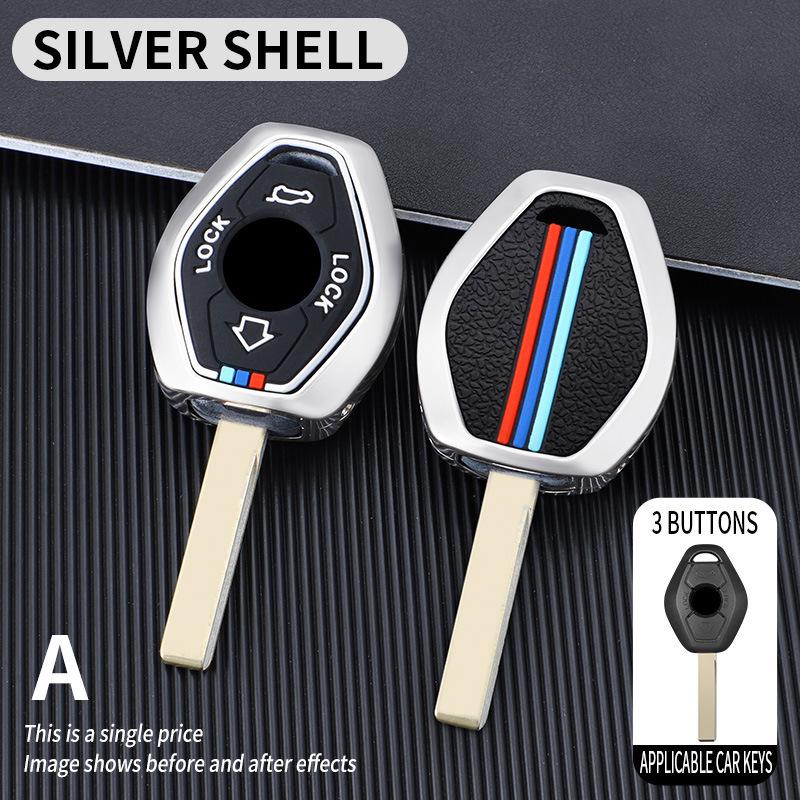 BMW Classic Straight Car Key Cover: Compatible with X35, Z34, 357 Series, E38, E39, E46, E83 Models.