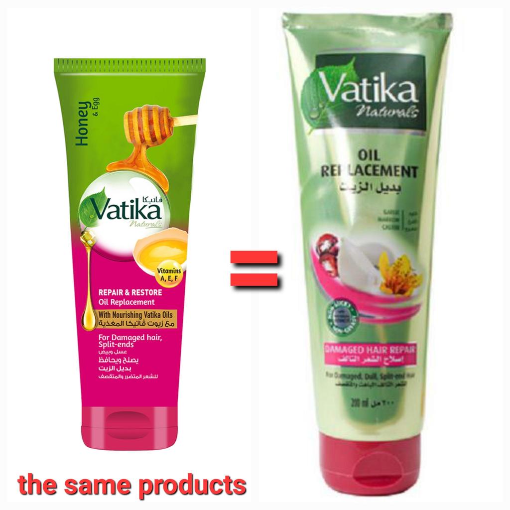 Indelible Cream - Restoration 200 Ml Dabur Vatika Naturals, Damaged Hair Repair and Restore