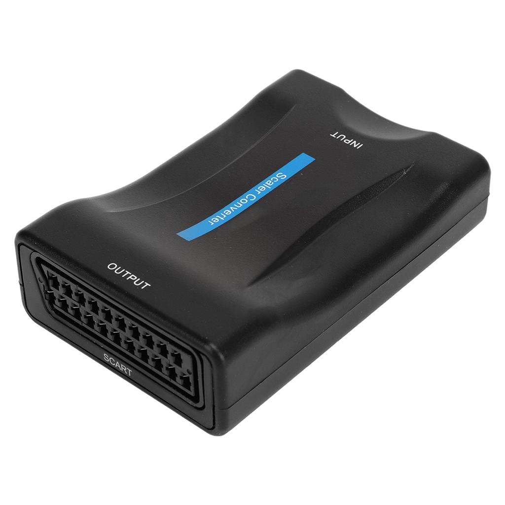 HD Мультимедийный Интерфейс в Scart Конвертер ABS Видео Адаптер Коробка для ТВ DVD-плеера