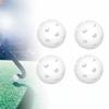 4 Floorball Balls Training Replacement Unihockey Sports Made of Lightweight