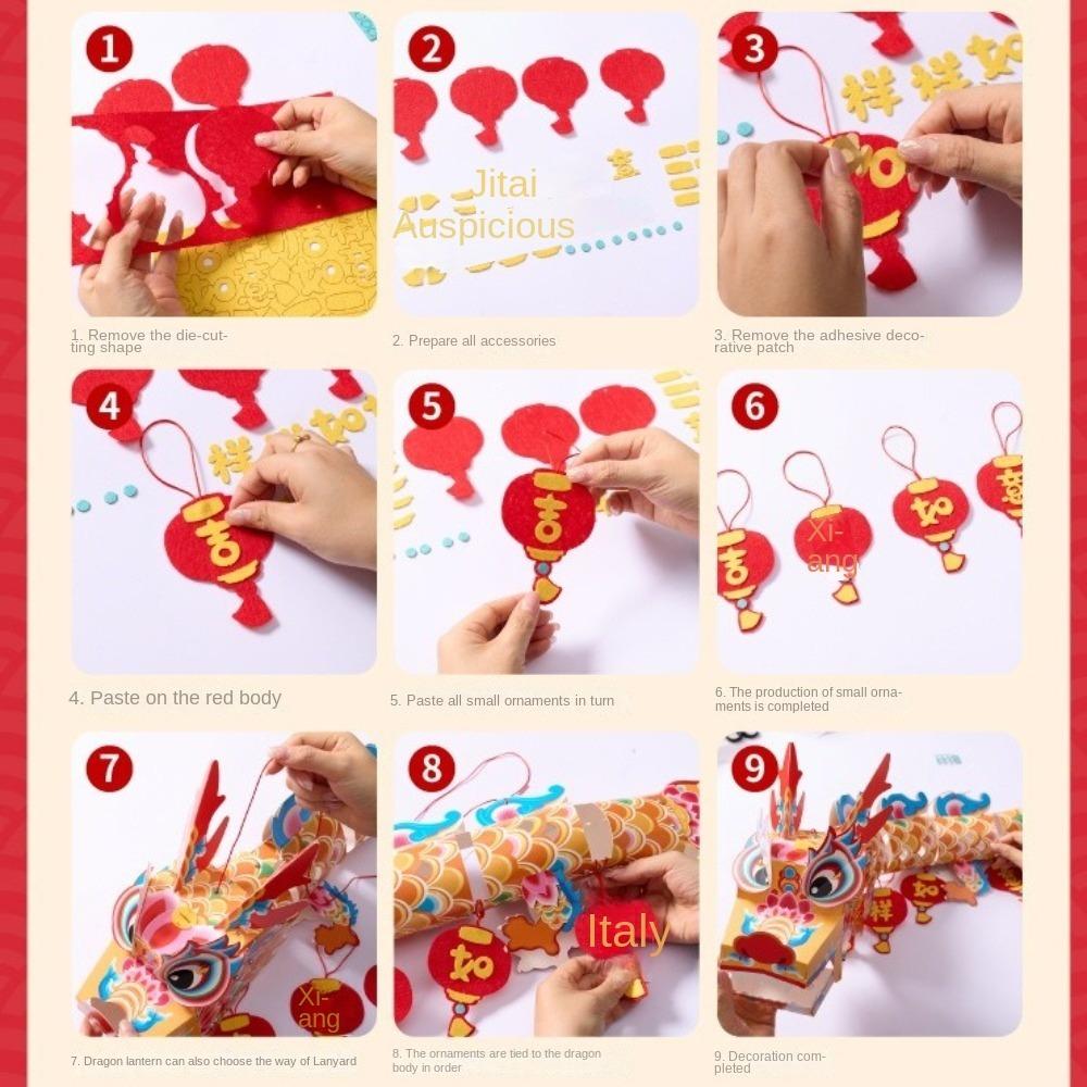 Фонарь Дракона в Китайском Стиле Летающий Фонарь Праздника Середины Осени Портативный Фонарь Дракона Детский