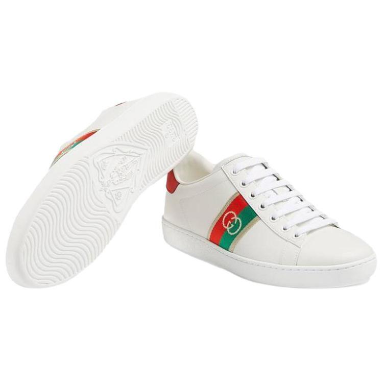 Gucci Женские Ace 'Interlocking G - Белый' Женские 645767 1XGM0 9063