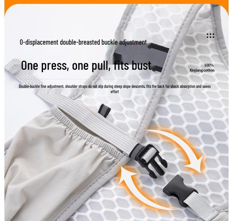 Унисекс Жилет для Бега по пересеченной местности и Пешего Туризма с Держателем для Бутылки Воды – Портативное Снаряжение для Активного Отдыха