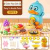Children's DIY Plasticine Noodle Maker Set - Clay Tableware & Molds Toy for Playhouse Fun
