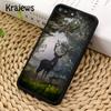 Мягкий чехол для телефона Krajews Deer для iPhone 14 5s 6s 7 8 plus X XR XS 11 12 13 pro max Samsung Galaxy S21 S22 ultra