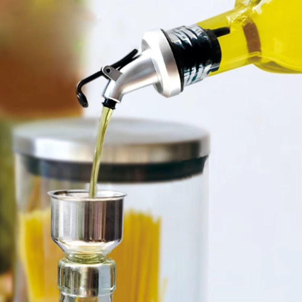 Anti-Drip Bar Wine Funnel S/M/L Mini Kitchen Liquid Dump Tool Stainless Steel Funnel Bar Use