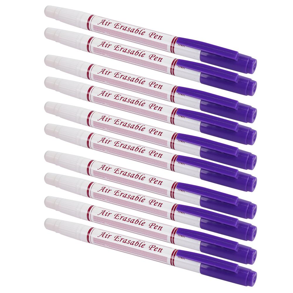 10 шт., стираемая ручка с двойной головкой, маркер для ткани, инструмент для пошива, аксессуары