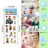 For Paw Patrol Stickers 3D Anime for Paw Patrol Stickers 12 Pieces for Children Infants Reward Stickers Cute Puffy Stickers DIY Calendar Notebook Wall