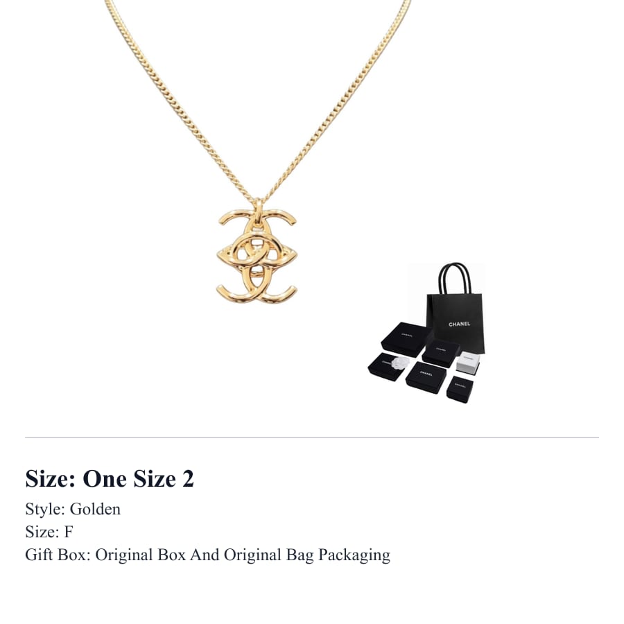 CHANEL Necklaces Unisex ABH793B24915UA964
