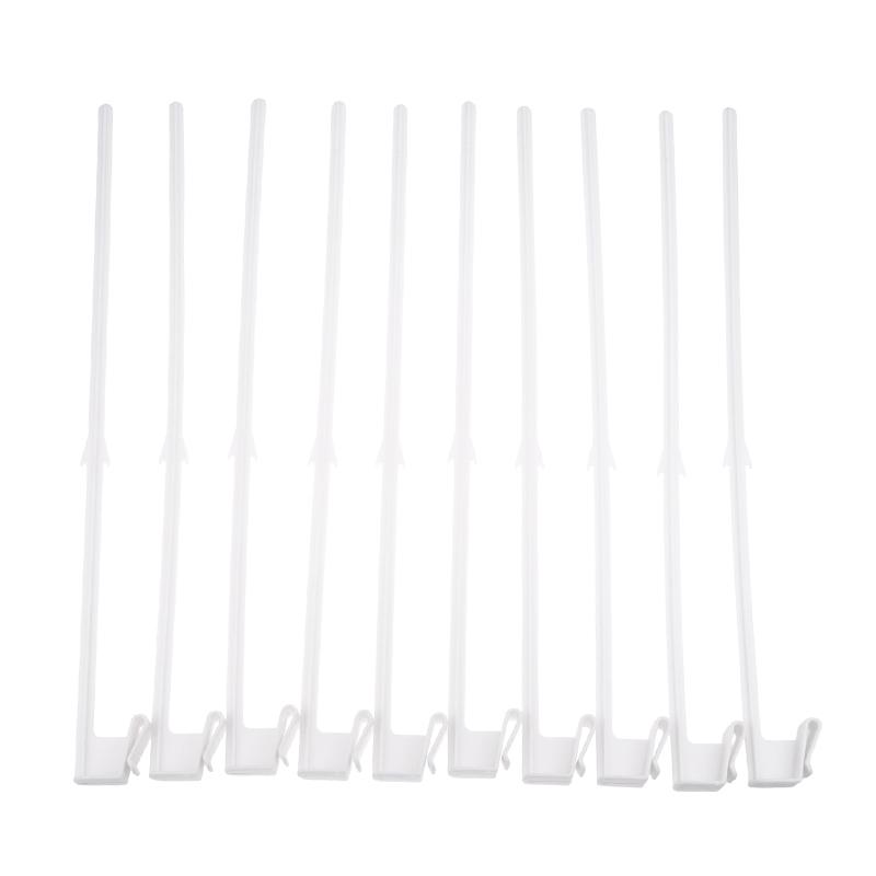 10Pcs Flag Holder Car Window Flagpole Clip-On Nation Support Poles Car Fix Flagpole Vehicle Flag Support Car Parade Flagpole