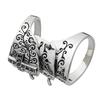 [Figmart] cross armor arabesque ring Zirconia [Silver 925 silver accessories] fr0328 No. 11