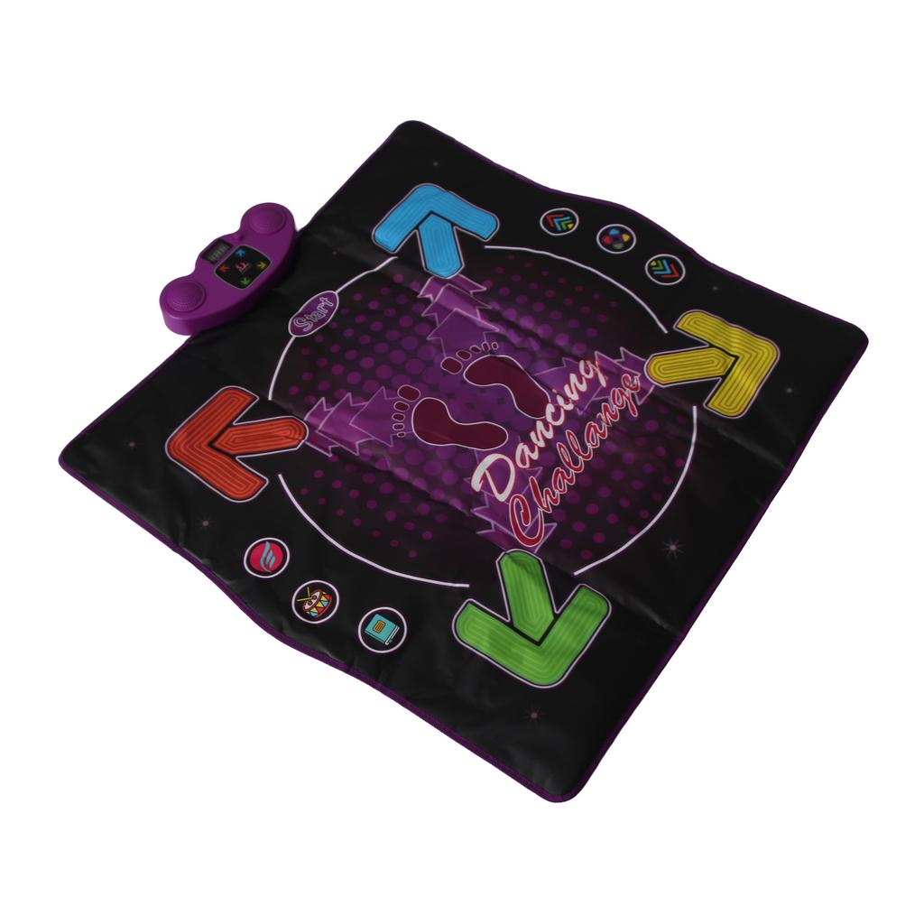 Танцевальный коврик для детей, электронный коврик, игрушка, 4 игровых режима, регулируемый, встроенный музыкальный танцевальный подарок, не светится