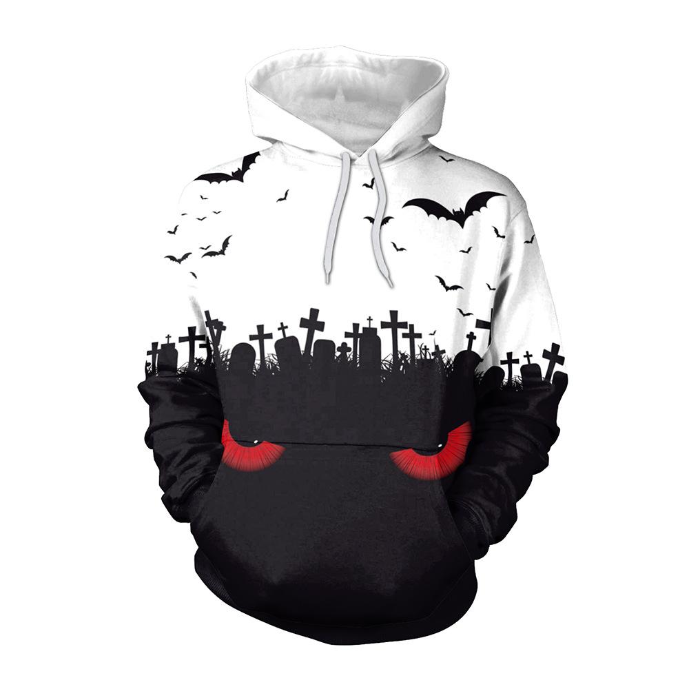 Осень и зима новый мультяшный мультяшный цифровая печать свитер на Хэллоуин