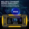 3-ступенчатые зарядные устройства для свинцово-кислотных AGM GEL аккумуляторов Интеллектуальная быстрая зарядка Цифровой ЖК-дисплей Автомобильные аксессуары Зарядное устройство для аккумулятора мотоцикла 12 В 6 А