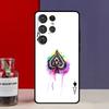 Чехол Funda с картой пик (Ace of spades) для Samsung Galaxy S25 Ultra S9 S10 S20 S21 S22 Plus S23 FE S24 Ultra