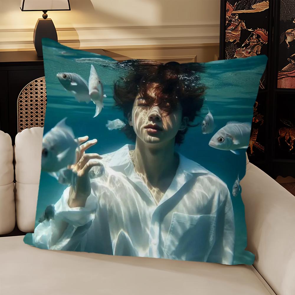 Горячая K-pop Подушка Чехол Диван Гостиная Изголовье Спальня Спинка Подушка Квадратная Подушка J-jin-Music Крутое Время для Сна