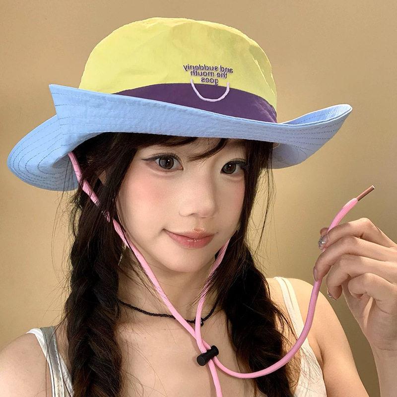 Dopamine Outdoor Climbing Hat Quick Dry Breathable Large Brim Sunshade Fishing Cap Adjustable Polyester Fiber Unisex Summer Hat