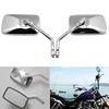 Universal Rectangle Shaped Motorcycle Handlebar Rear View Side Mirrors Fashion Cars Accessory