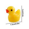 100pcs Mini Resin Duck Accessories Micro Ornaments