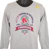 Vintage Boston Red Sox T Shirt Womens Size Large Gray Y2K 2007 World Series Champions