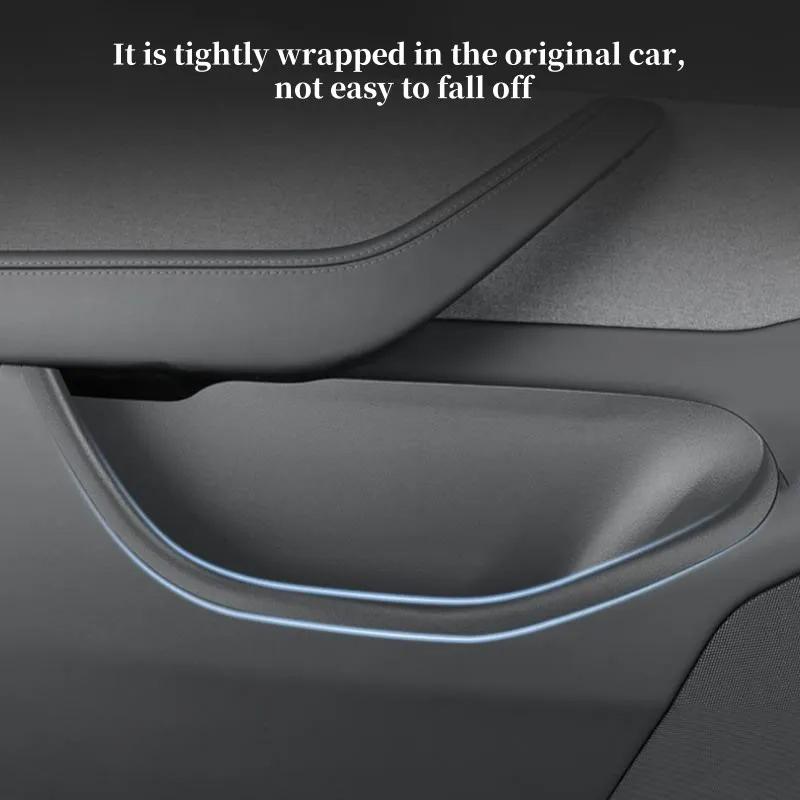 For Tesla Model Y Juniper 2025 Launch 2026 Door Side Storage Box TPE Front Rear All-Inclusive Organizer Modification Accessories