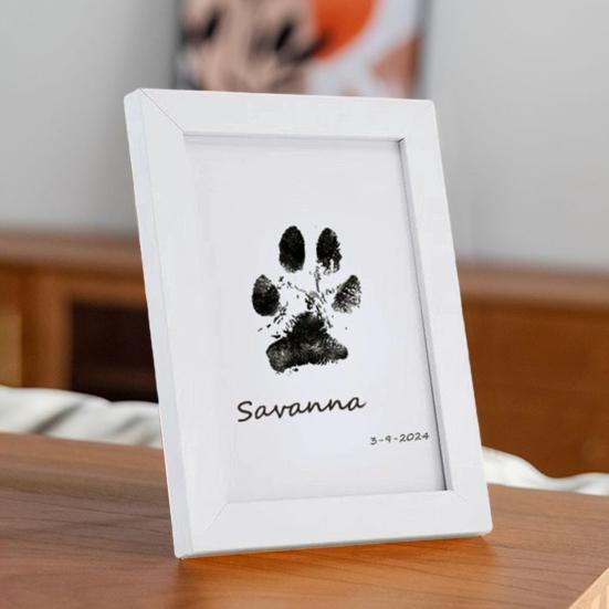 1 комплект для печати лап домашних животных с деревянной фоторамкой «сделай сам» для собак
