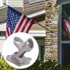 Flag Pole Holder Heavy Duty Flag Pole Mounting Bracket 45-degree Angle Metal Flag Mount for Outdoor Wall Porch House Boat Flag Banner Mounting