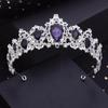 Royal Queen Bridal Crown Silver Colors Tiaras Bride Headdress Party Birthday Wedding Hair Jewelry Head Accessories