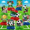 Soccer Themed Party Honeycomb Centerpieces 9Pcs Sports Game Table Toppers Decorations for Birthday Party Supplies