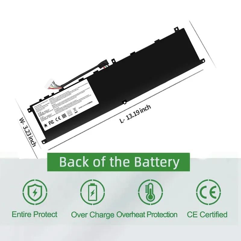 SKOWER BTY-M6L Battery for MSI GS60 MS-16Q2 MS-16Q3 GS65 GS75 Stealth Thin 8SG 8SF 9SD 9SE 9SF 9SG P65 P75 Creator PS63 Modern
