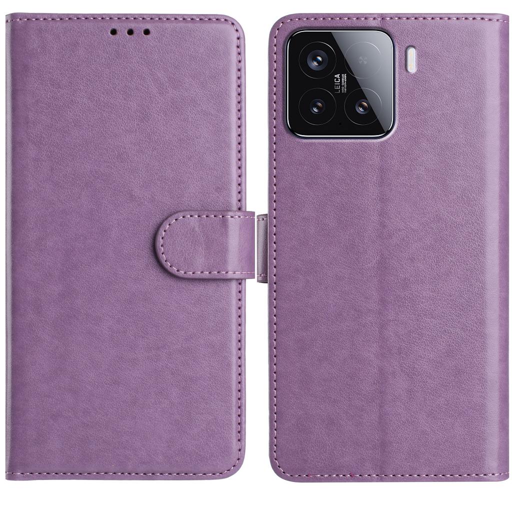 For Xiaomi 15T Pro Wallet Phone Case Stand PU Leather Folio Flip Cover with 8 Card Slot
