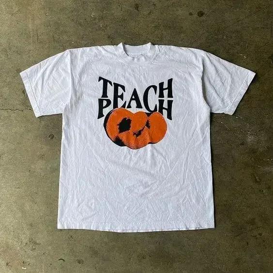 Summer Cotton Creative Fruit Pattern Print Oneck Tshirt High Quality Casual Fitness Shortsleeve Tshirt 2026 Summer Top Tees
