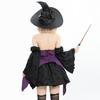 Halloween Wizard Wand Prop Cosplay Costume Party Performance Magic Stick Accessory Black
