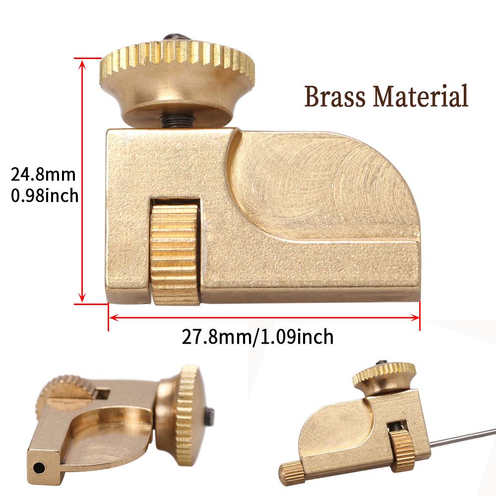 1 комплект инструментов для вязания трубчатых мушек, адаптер из латуни и нержавеющей стали с иглами 3 размеров для трубчатых мушек, подходит для губок тисков для нахлыста