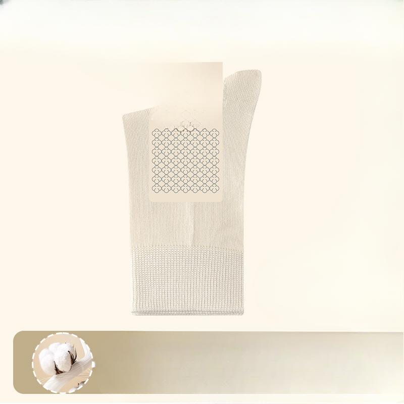 Женские новые весенне-осенние антибактериальные дезодорирующие влагоотводящие носки из чистого хлопка без швов