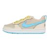 Nike Кроссовки Court Borough Low Recraft GS Sanddrift Baltic Blue для детей, кремовые, фантомные, оптически-желтые IB7726-126