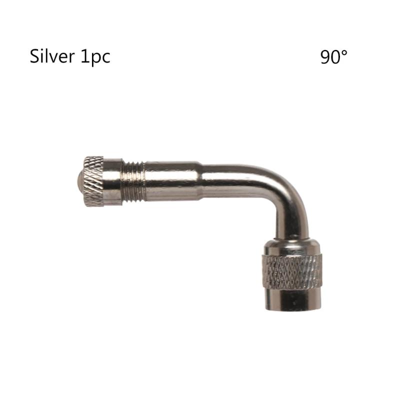 1-5PC 45/90/135 Degree Angle Bent Brass Air Tyre Valve Stem with Extension Adapter for Car Truck Motorcycle Cycling Accessories Valve Stems 1